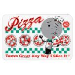 Pizza Any Way I Slice It Retro Premium Magnet