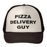Pizza Delivery Guy Trucker Hats