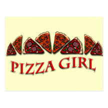 Pizza Girl Post Cards