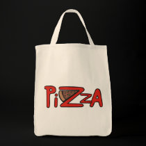 Pizza Grocery Tote Bag bags