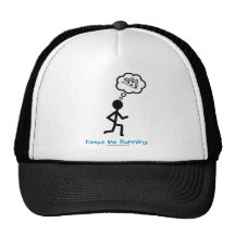 Pizza - Keeps Me Running Mesh Hats