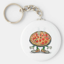 Pizza Keychain