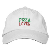 PIZZA LOVER cap Embroidered Hat