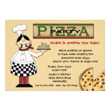 Pizza Party Invitation