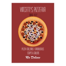 pizza restauranteur business cards