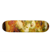 Pizzas Food Cooking Chicken Custom Skate Board