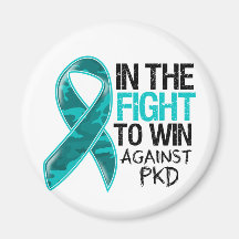 PKD - Fight To Win Refrigerator Magnets