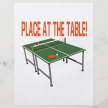 Place At The Table Personalised Flyer