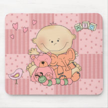 Placemat For Baby Girl, Baby And Toys Mousemat
