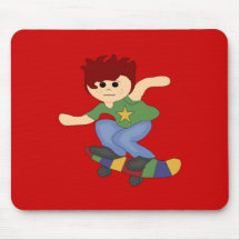 Placemat Mousepad Kid's Boys Skateboarding
