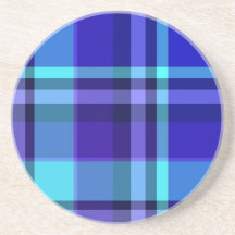 Plaid Blues Coaster