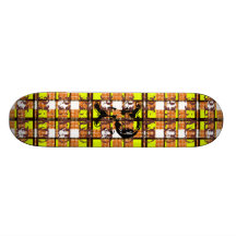 Plaid is King Yellow Skate Deck