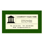 plaid law business card template