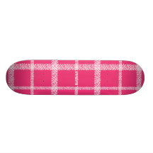 Plaid Magenta Skate Boards