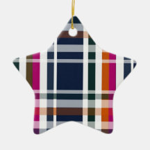 plaid ornaments