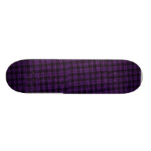Plaid Purple Skateboard Decks