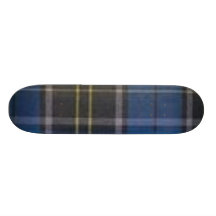plaid skate board deck