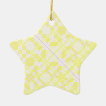 PlaidWorkz 5 Christmas Tree Ornament