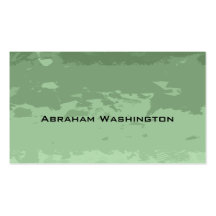 Plain and Simple Business Card  - torn paper Green