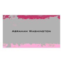 Plain and Simple Business Card  - torn paper Grey