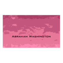 Plain and Simple Business Card  - torn paper Reds