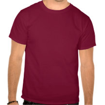 Plain Cardinal Red Mens Basic Dark T-Shirt