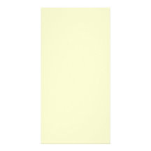 Plain Cream Background Customised Photo Card