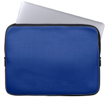 Plain Dark Blue Background Laptop Sleeves