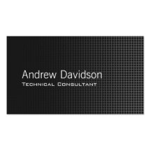 Plain Large Grey Mesh business design Business Cards