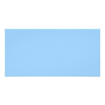 Plain Light Blue Background. Photo Card