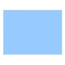 Plain Light Blue Background. Post Cards