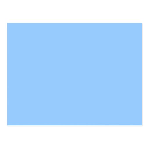 Plain Light Blue Background. Post Cards
