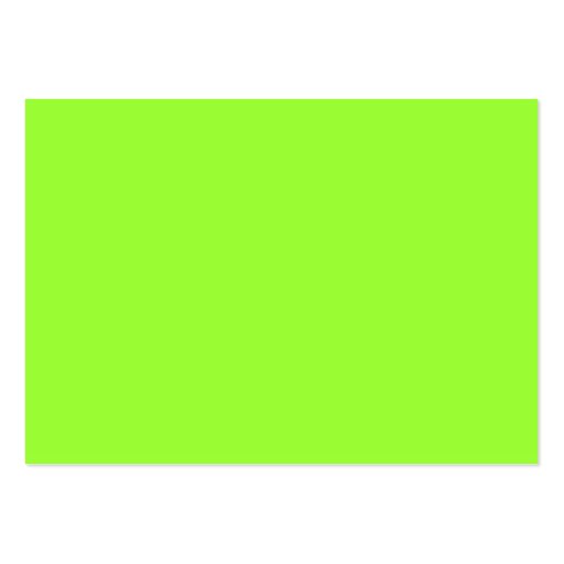 Plain Lime Green Background. Business Card