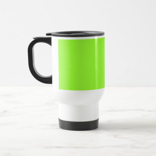Plain Lime Green Background. Coffee Mug