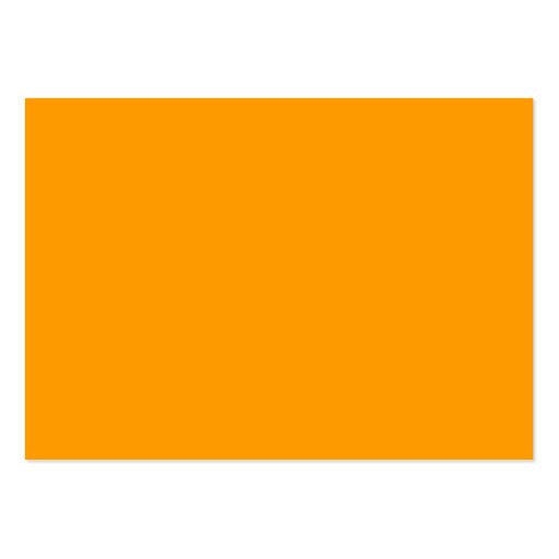 Plain Orange Background. Business Card