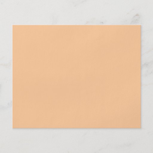 Plain Peach Colour Background. Personalised Flyer | Zazzle