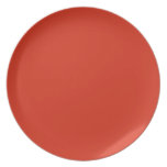 Plain Red Background. Dinner Plates