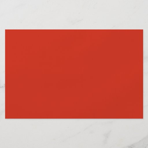 Plain Red Background. Personalised Flyer