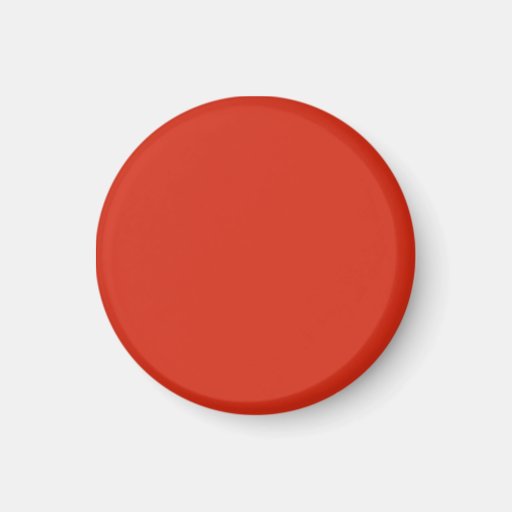 Plain Red Background. Refrigerator Magnet