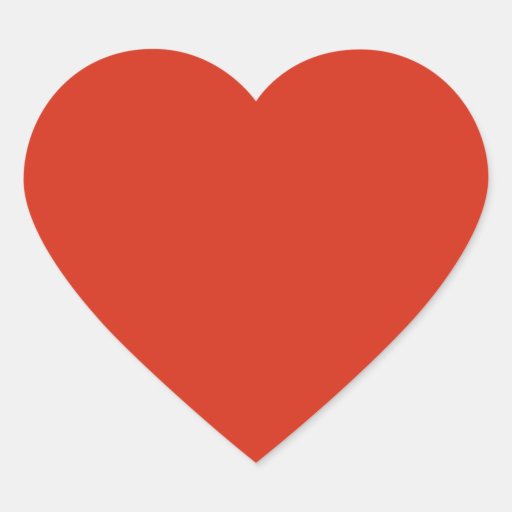 Plain Red Background. Sticker