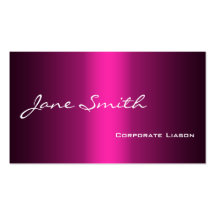 Plain Shades of Pink Professional Business Cards