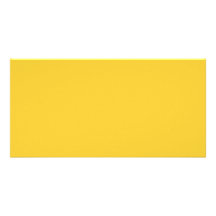 Plain Yellow Background. Personalized Photo Card