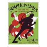 Plakat Heine - Simplicissimus 1896 Greeting Card