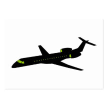 Plane - Avion (03) Modèles De Cartes De Visite