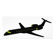 Plane - Avion (03) Motif Pour Double Carte