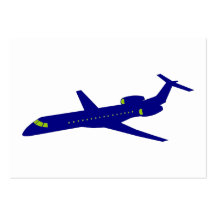 Plane - Avion (04) Modèle De Carte De Visite