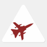 Plane - Avion (08) Sticker En Triangle