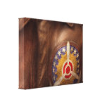 Plane - Pilot - The flight jacket Stretched Canvas Print