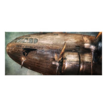 Plane - Pilot - The flying cloud Custom Rack Card