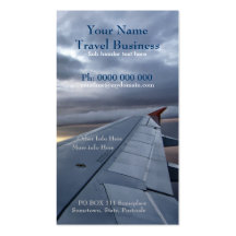 Plane Wing Travel Business/Profile Card Business Card